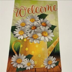 Daisy Welcome Garden Flag, NEW, Spring, Summer Decor